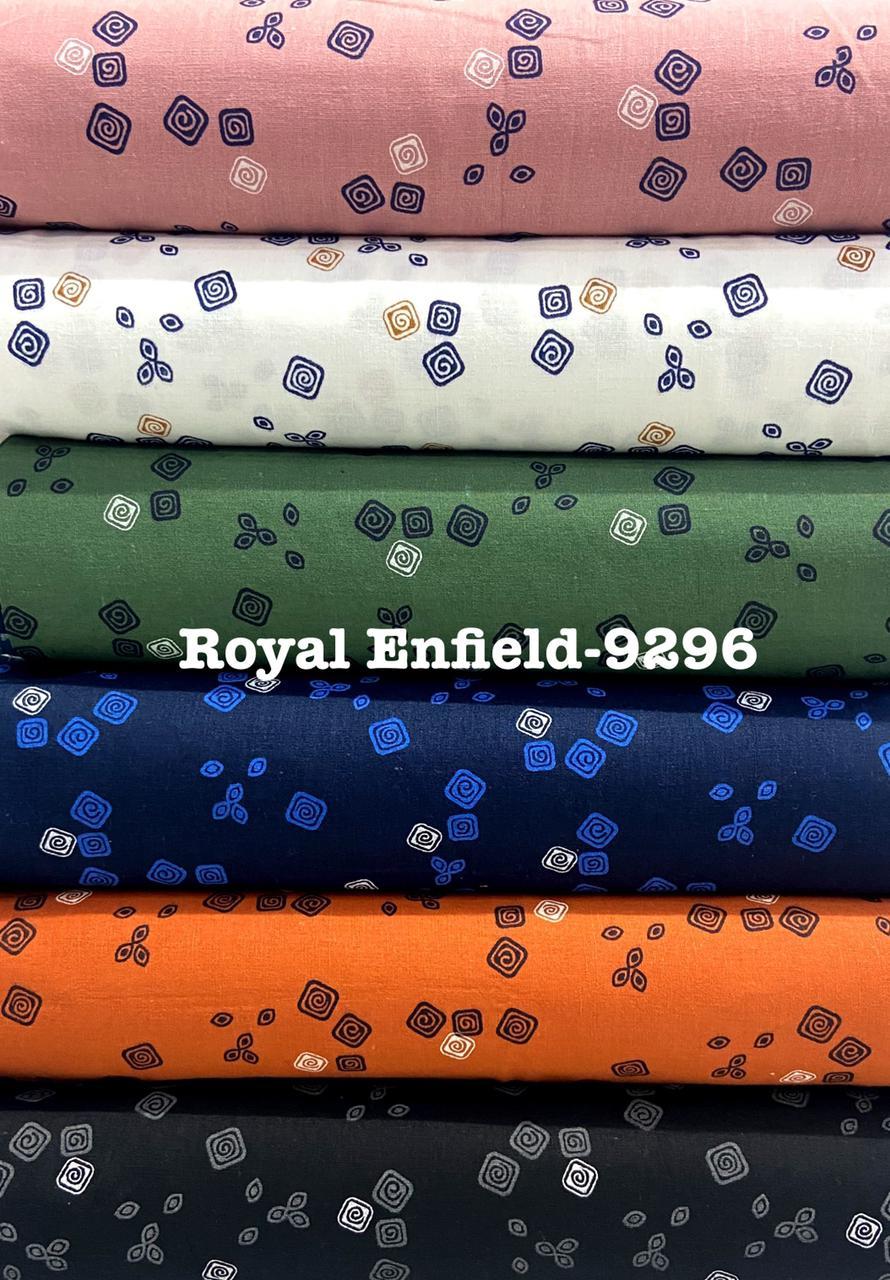 Multicolor Printed Shirting Fabric - Cotton Blend, 44" Width, 150 Gsm | Ideal For Royal Enfield Shirts And Apparel, Available In Multiple Colors And Patterns