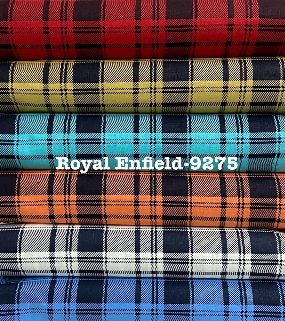 Black Combo Printed Shirting Fabric