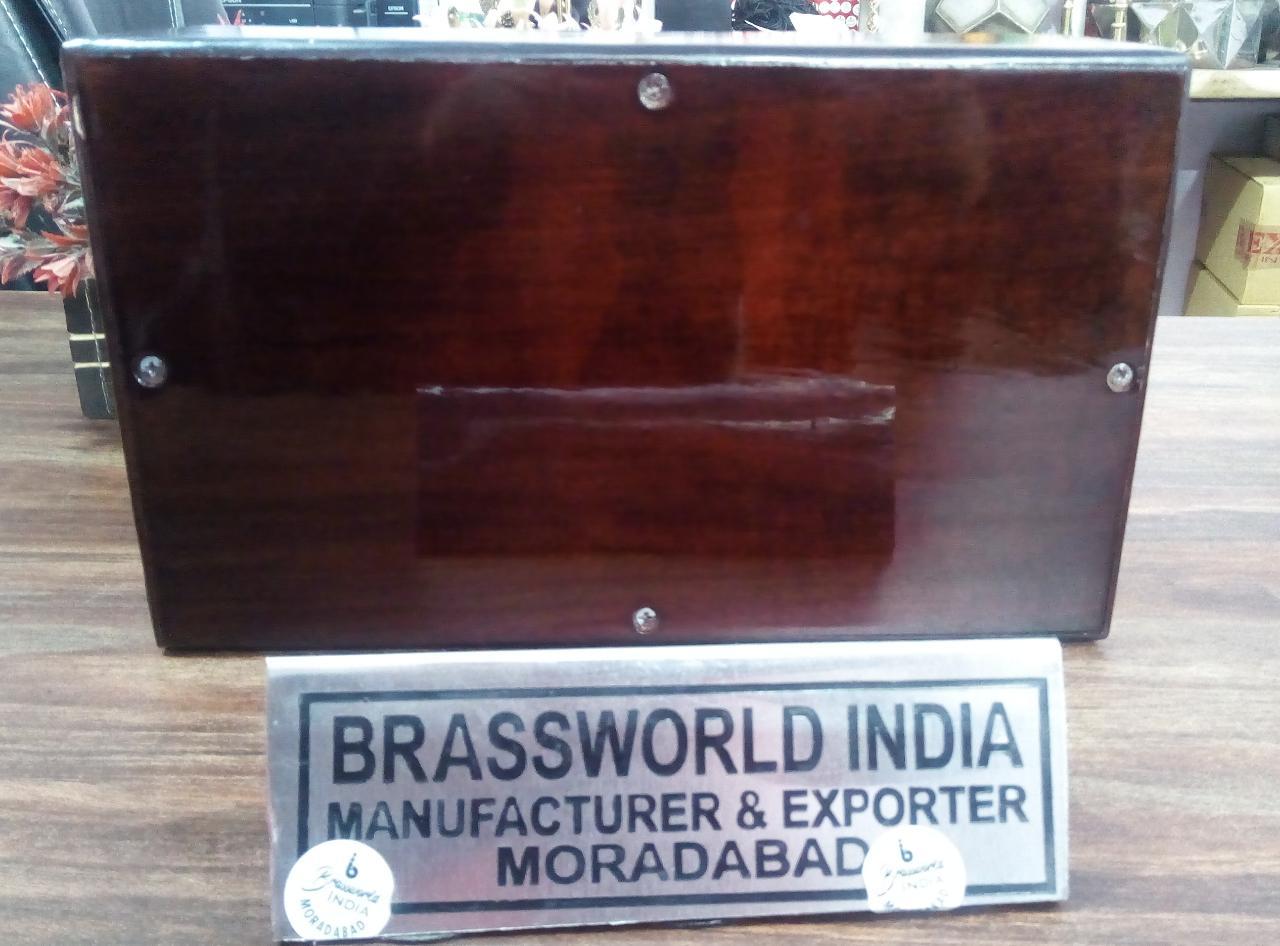 Rectangle Wood Red Shining Adult Urn Funeral Supplies