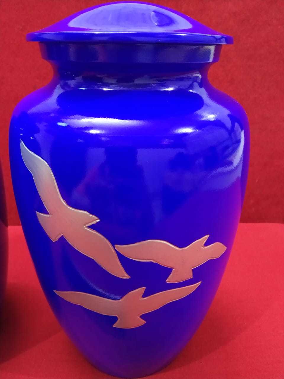 Copper Finished Brass Keepsake Cremation Urn Funeral Supplies