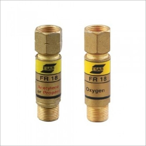 Esab फ्लैश बैक अरेस्टर Fr 18 पेयर ऑक्सीजन और एसिटिलीन के लिए