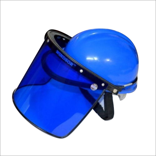 नीला सुरक्षा हेलमेट
