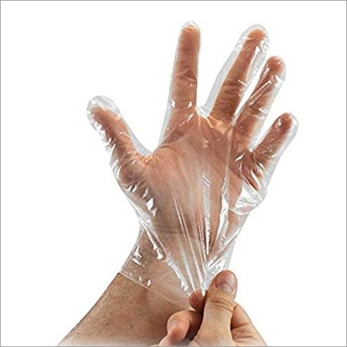 White Disposable Hand Gloves