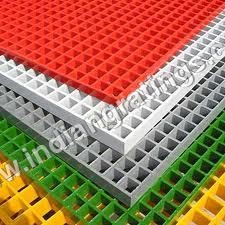 FRP Grating - FRP Material, 10-50 mm Width, Customizable Colors | High Strength, Lightweight, Abrasion Resistant, Easy Installation