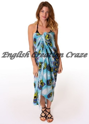 मल्टी कलर डिजिटल प्रिंटेड बीच पेरेस