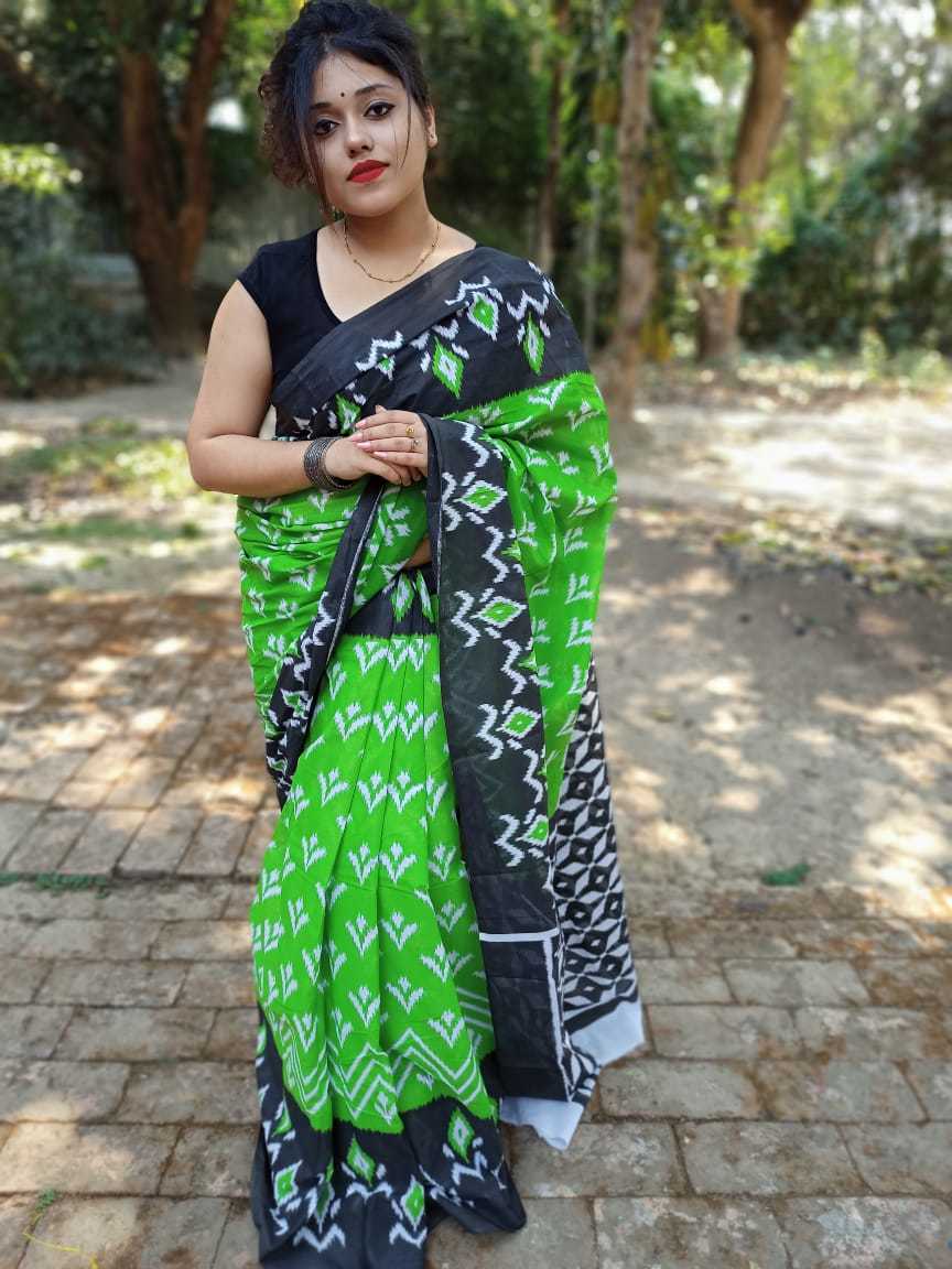 Molmol Saree - Cotton Silk, Light Pink Color | Lightweight, High Strength, Perfect For Party Wear