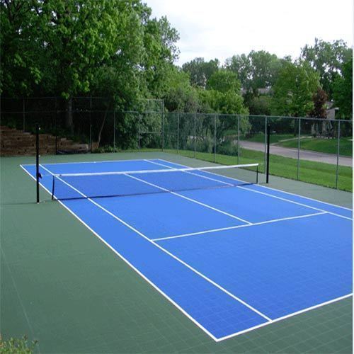 Tennis Court Flooring - Color: Blue