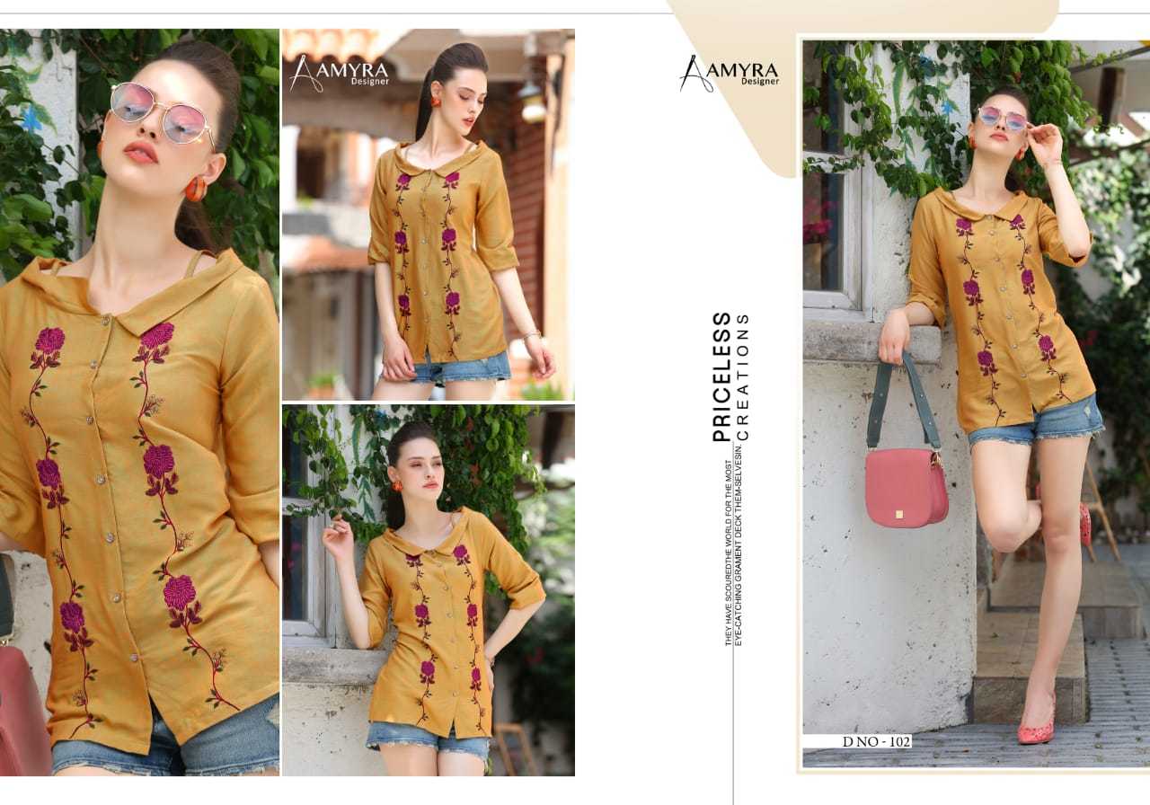 Fancy Rayon Top Collection Size: Medium