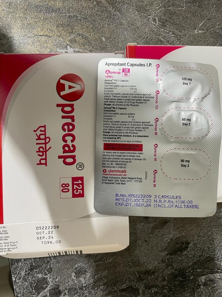 एप्रेपिटेंट कैप्सूल सामान्य दवाएं