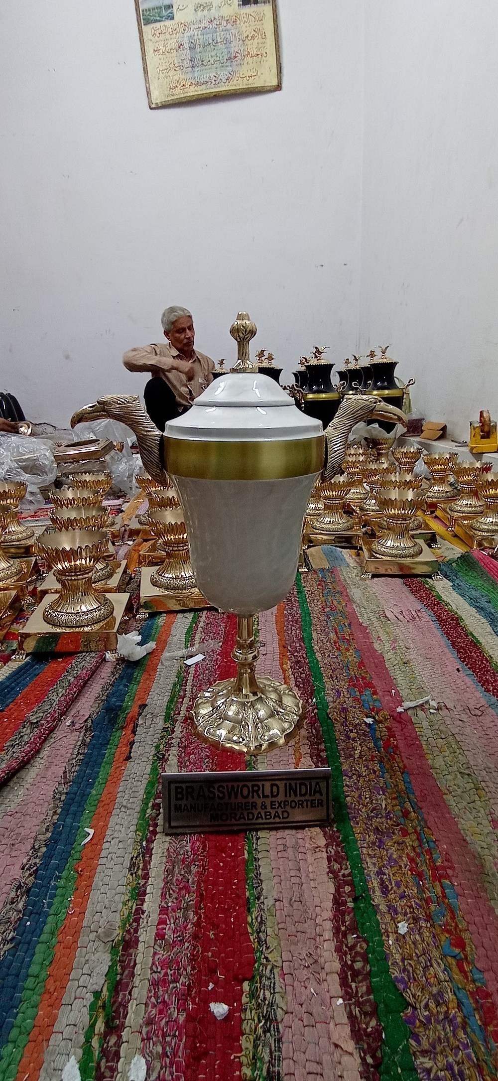 Brass Cremation Urn Manufacturer From India