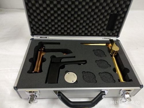 Black Aluminium Flight Case For Bath Fittings