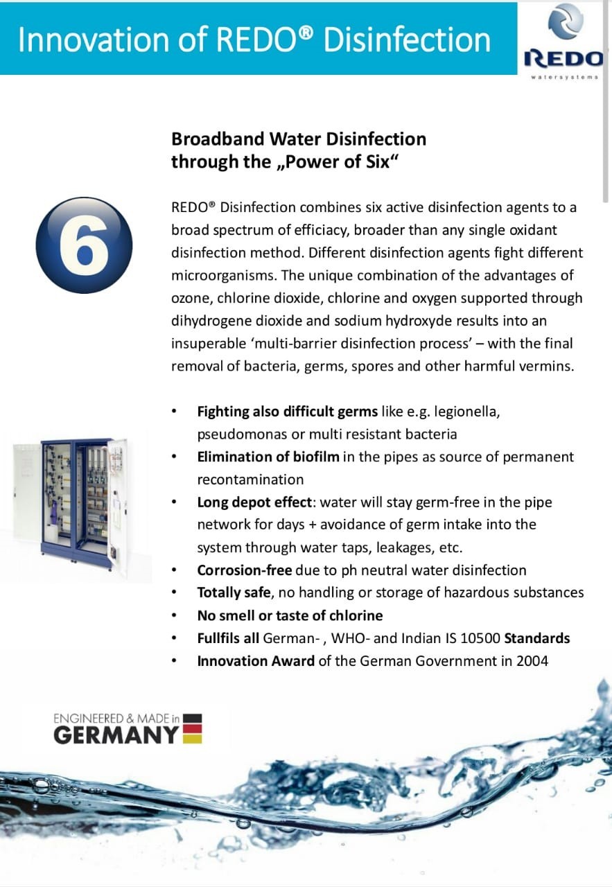 Redo Multi-oxidants Water Disinfectant For Poultry