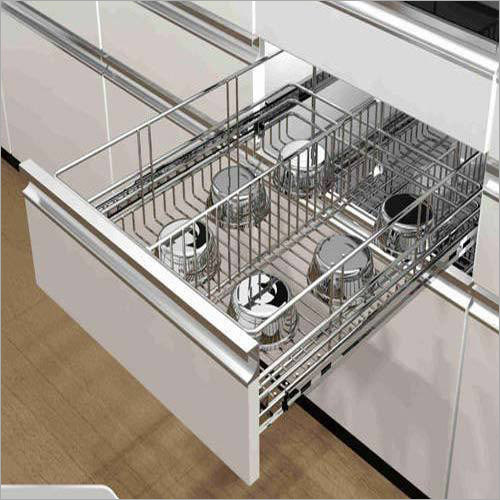 Stainless Steel Modular Kitchen Basket