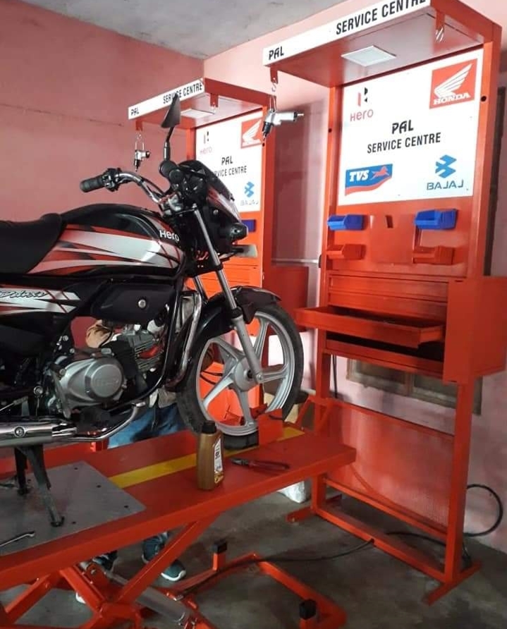 Manual Electric Hydraulic Bike Ramp Lift