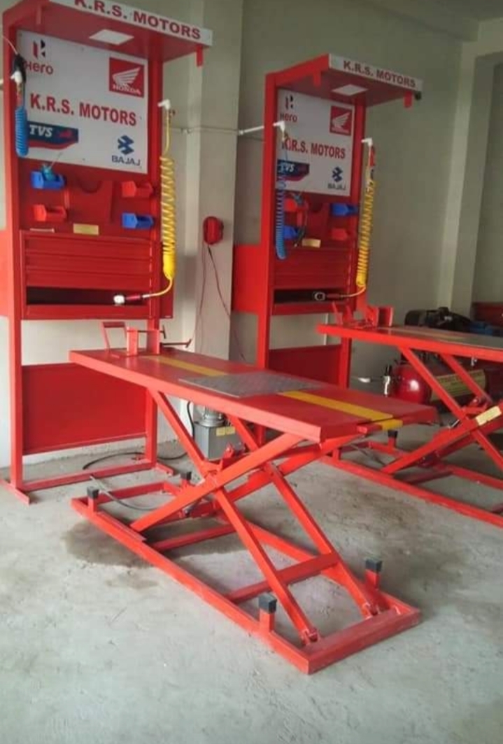 Manual Electric Hydraulic Bike Ramp Lift