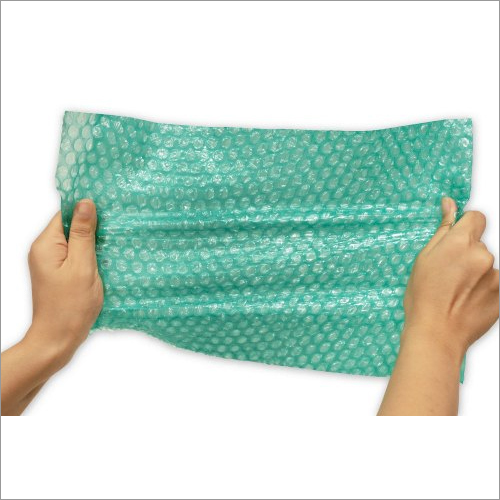 Green Air Bubble Sheet - LDPE Material, 6mm Bubble Size, 3mm Thickness | Soft, Lightweight, Durable, Reusable, Shock Resistant, Transparent