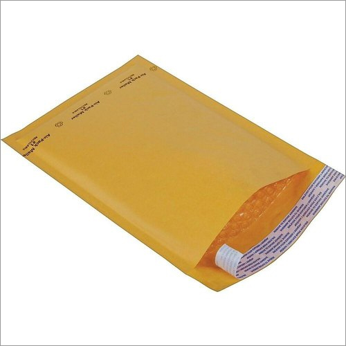 Kraft Paper Bubble Padded Envelopes - Kraft Paper, Sizes 4.5x10 To 15x19 Inches, Yellow Color | Tear & Moisture Resistant, Lightweight, Eco-friendly
