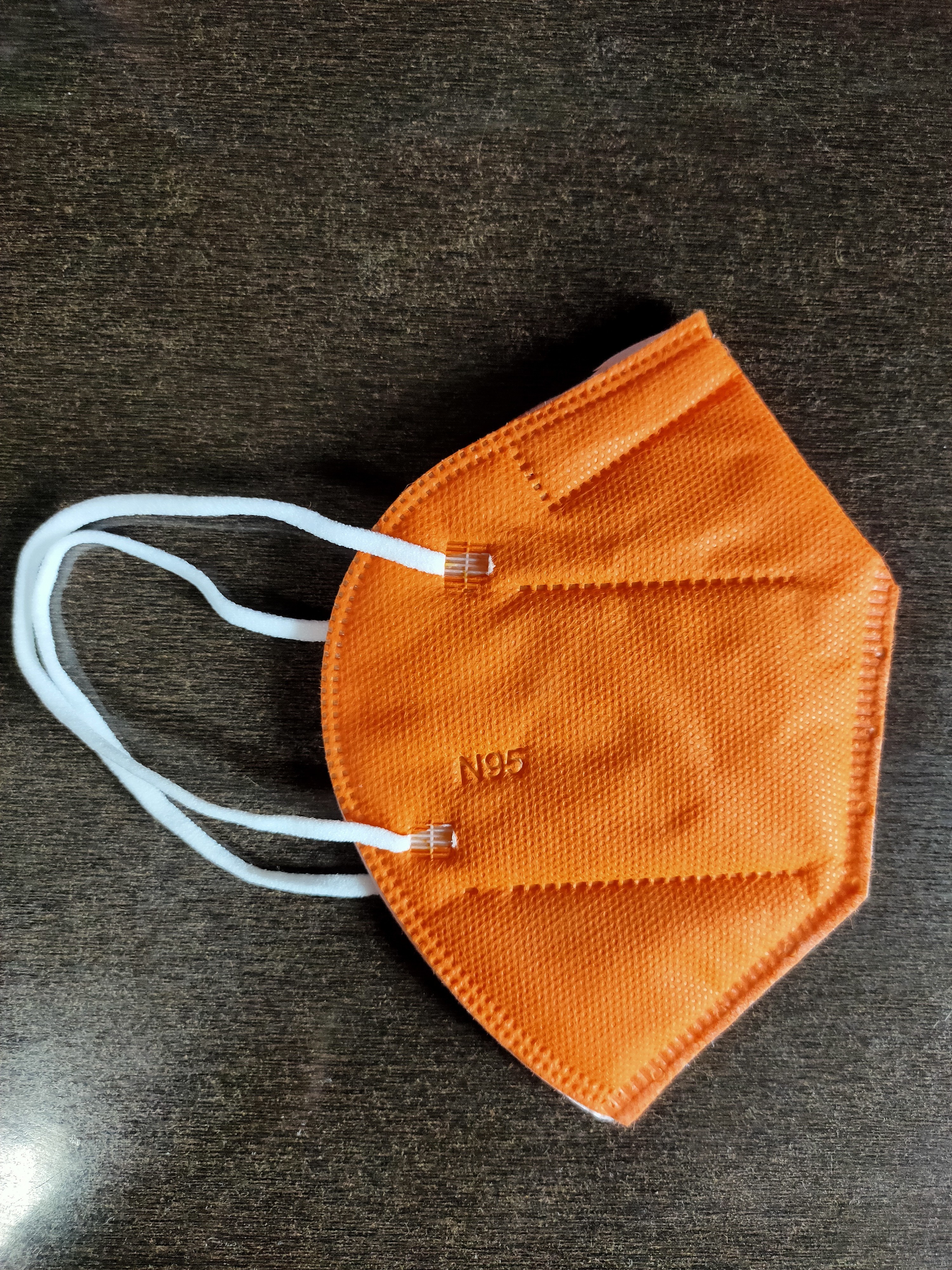 N95 Face Mask - Non-woven Fabric, 5-layer Protection | Reusable, Unisex, Available In White, Gray, And Orange