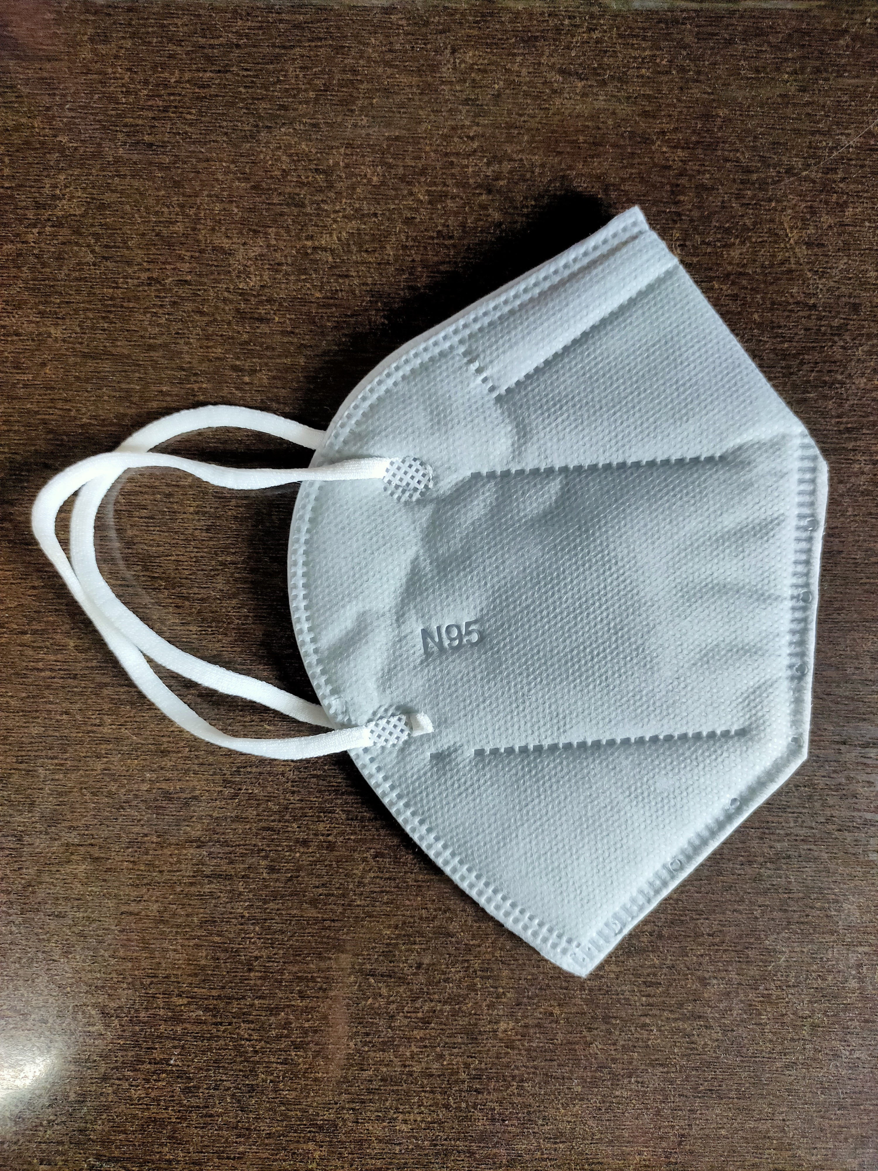 N95 Face Mask - Non-woven Fabric, 5-layer Protection | Reusable, Unisex, Available In White, Gray, And Orange