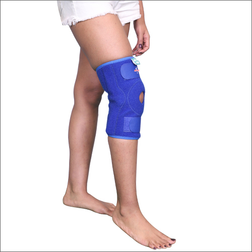 Hinged Knee Support - Cotton Material, Foldable Design , Dual Action Hinges for Enhanced Stability and Hassle-Free Application