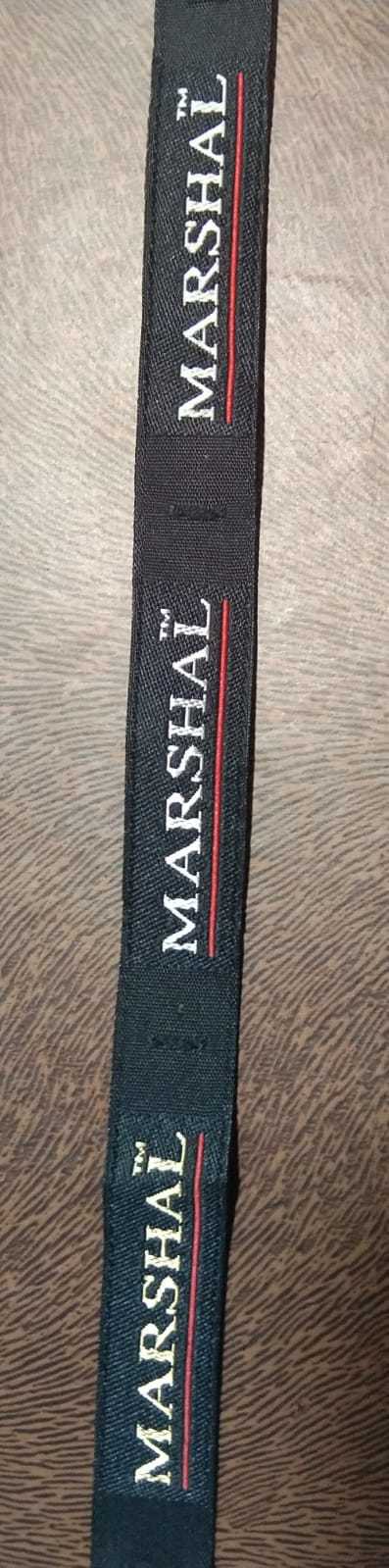 Woven Labels - Woven Fabric, 38 Cm Length, Black And Blue Color | Defect Free, Shrink Resistant, Durable High-resolution Printing