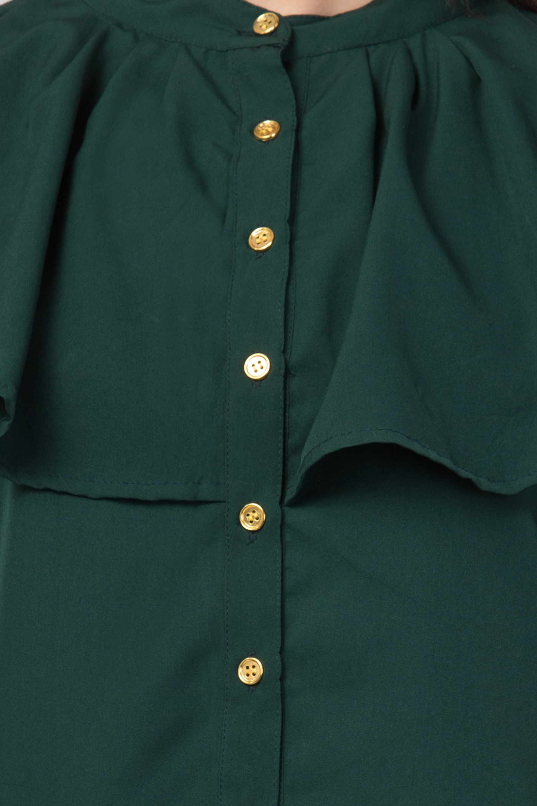 Ladies Green Casual Top For Girls & Women