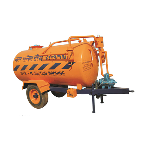Trailer Mounted Suction Machine - Heavy-Duty Steel Frame, High-Capacity Vacuum System, Ideal for Water and Debris Removal