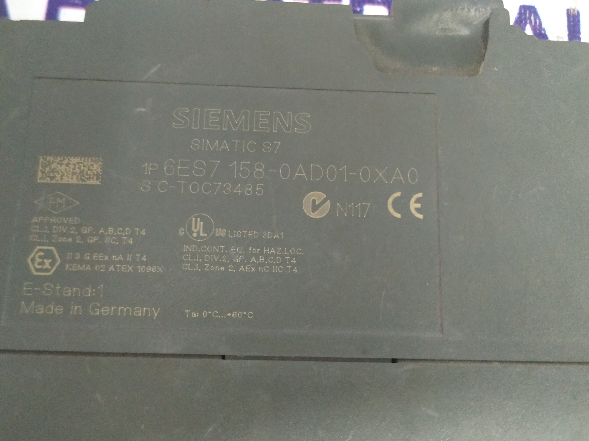 Siemens Coupler Module 6e57 158 -0ad01-0xa0