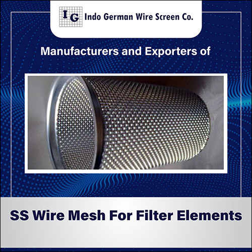 SS Wire Mesh - Stainless Steel SS304, Black Color | Industrial Filters, Steel Wire Mesh Type