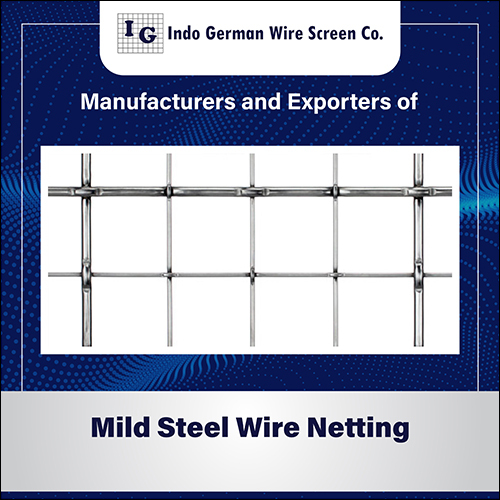 Sliver Mild Steel Wire Netting