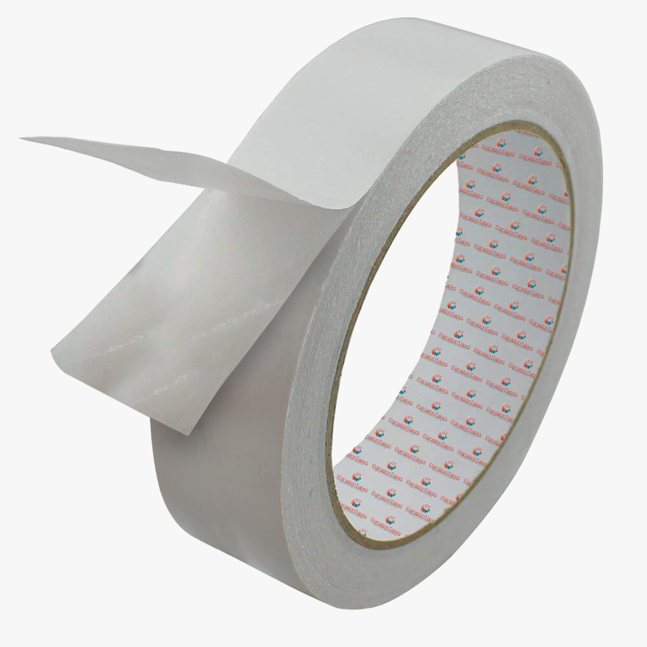 High Bounding Double Sided Tissue Tape - Non-woven Carrier, 50-500 Meter Length, White Color, 100-150 Microns Thickness | High-tack Solvent Adhesive, Invisible Bonding, Easy To Rip