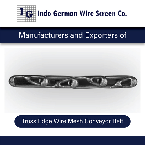 Truss Edge Wire Mesh Conveyor Belt - Steel Material, Durable Design | Effective Material Handling Solution