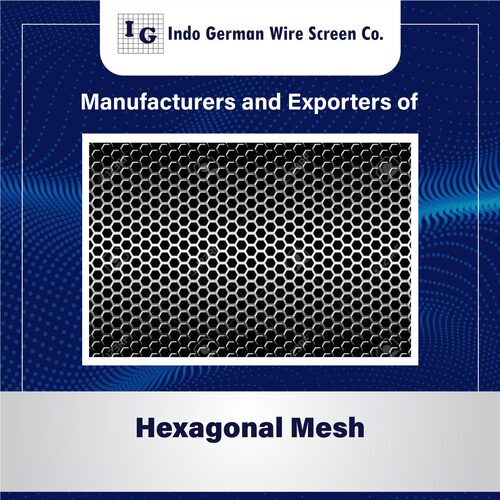 Silver Hexagonal Mesh