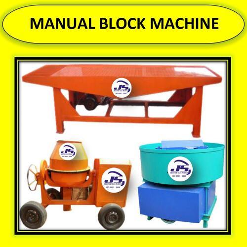 Multicolour Manual Block Machine