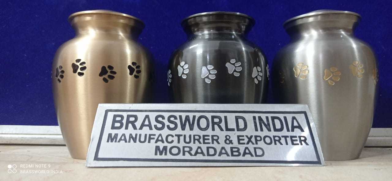 Anthrecite Grey Pet Paw Urn Funeral Supplies