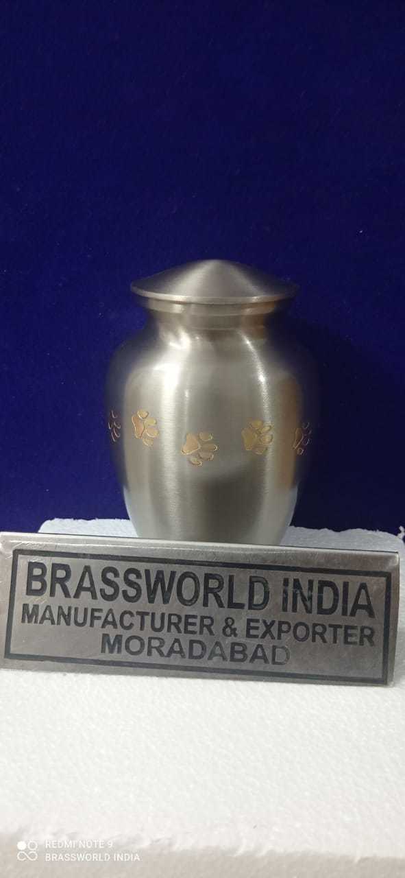 Anthrecite Grey Pet Paw Urn Funeral Supplies