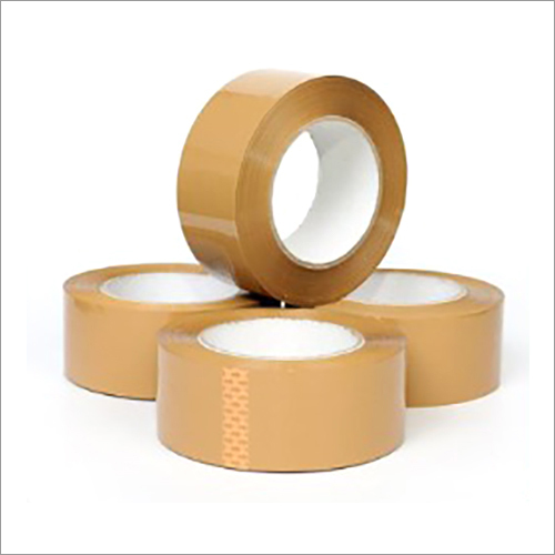 Brown BOPP Tape - Premium Material, Single Side, Pressure Sensitive Adhesive | High Bonding Strength, Heat Resistance, Thickness
