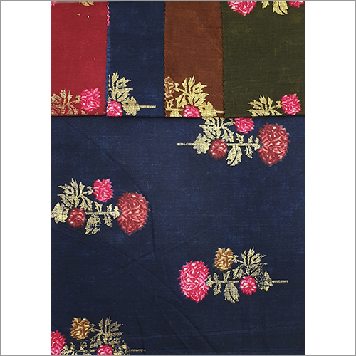 मल्टीकलर रेयन प्रिंट्स फैब्रिक