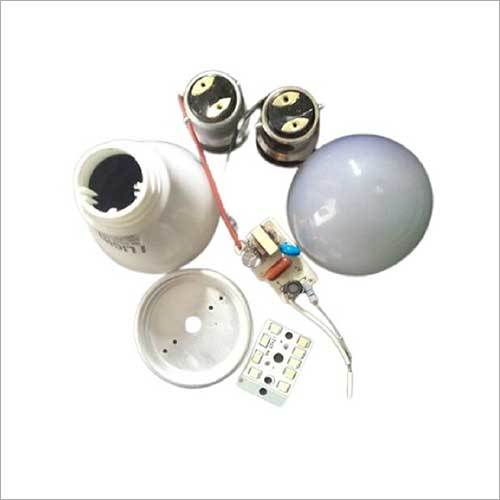 सफेद उच्च गुणवत्ता वाला एलईडी बल्ब कच्चा माल