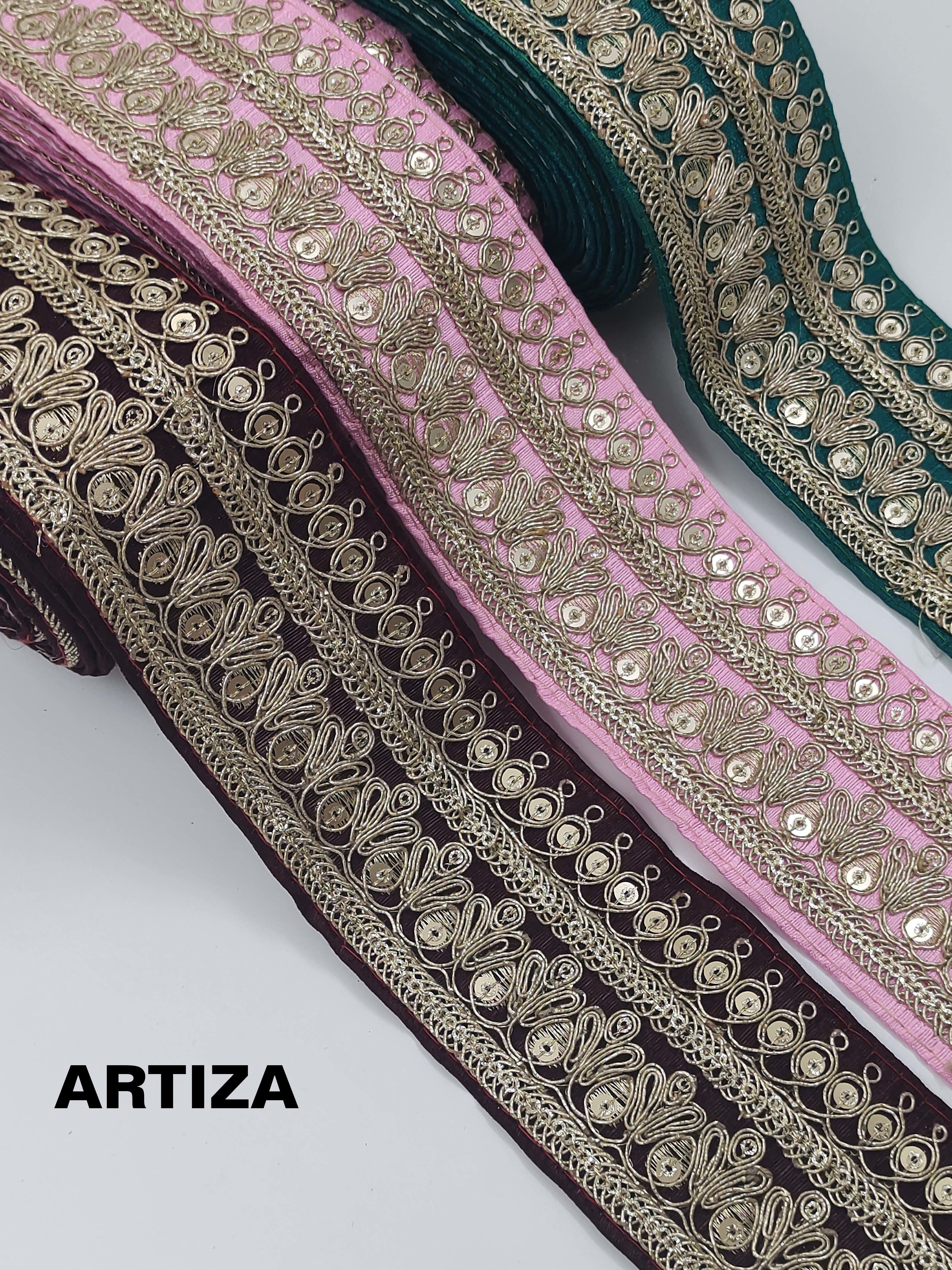 Fancy Jari Border - Color: All