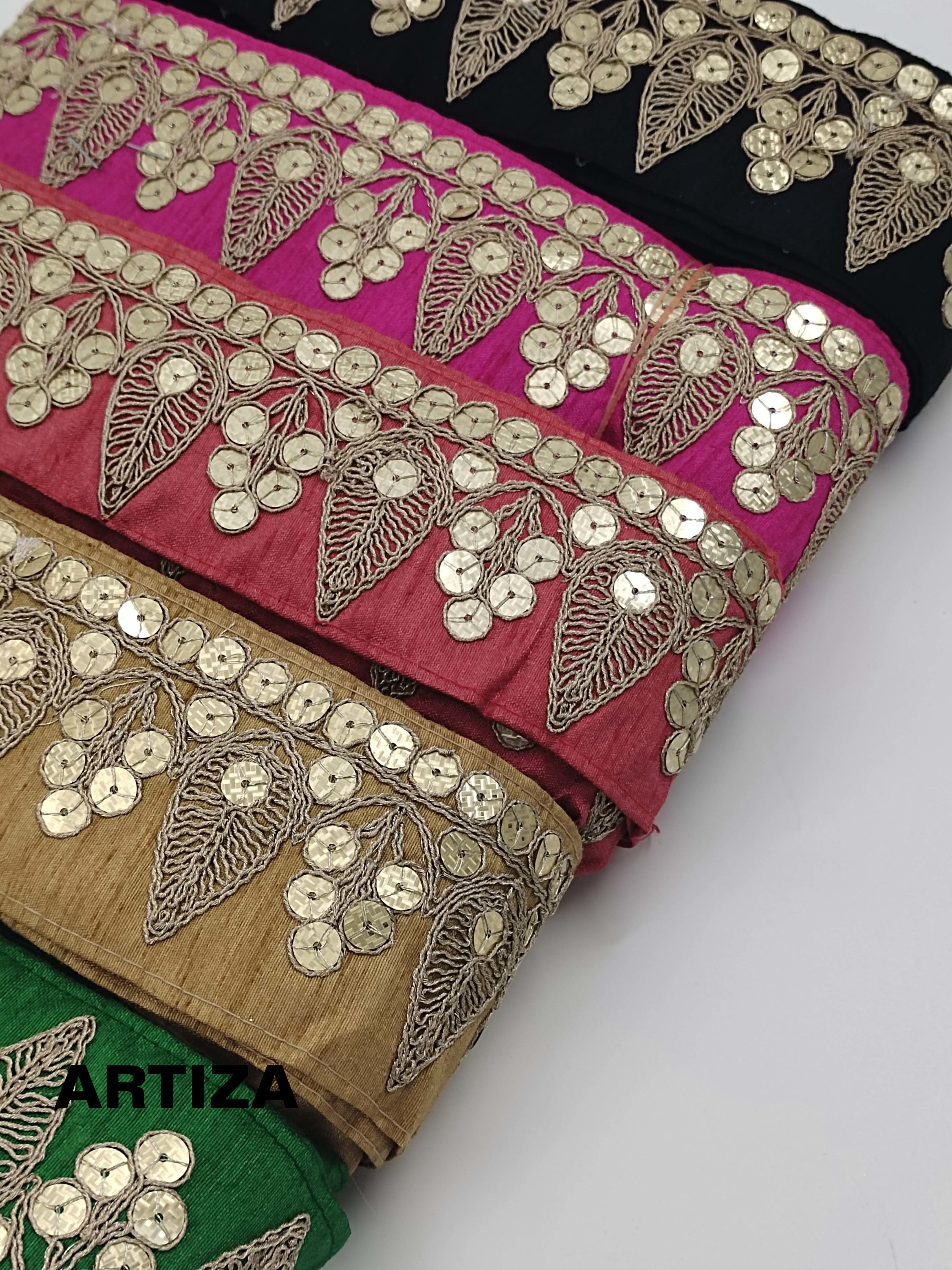 Fancy Jari Border - Color: All