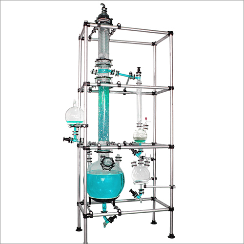 Fractional Distillation Unit - High-performance Glass And Stainless Steel Construction | Precision Temperature Control, Enhanced Yield Efficiency, Scalable Design