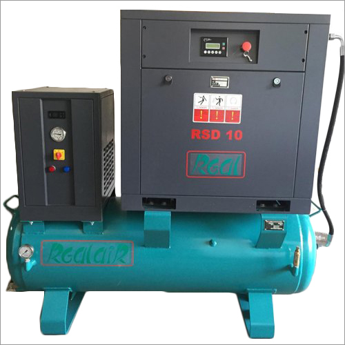 10 Hp Screw Compressor - Height: 1500 Millimeter (Mm)
