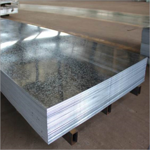 Industrial Galvanized Steel Sheet - 0.45mm Thickness, 1000mm Width, 5m Length, Silver | Corrosion Resistant, Ideal for Roofing and Panels