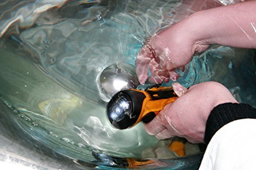 Realbuy Waterproof Dynamo Led Torch - High Grade Abs, Yellow Color, 6500k Cool Daylight | 3 Operating Modes, Battery-free Crank Charging, 100% Shock Proof, Unbreakable Design