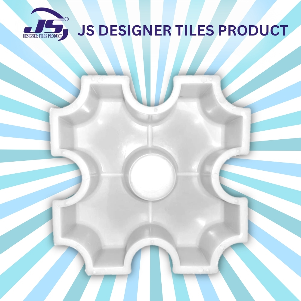 PAVER MOULDS - Synthetic Silicone Plastic Material, Gray & Yellow Color | Durable Mould Life of 1-2 Years for Efficient Paver Block Making