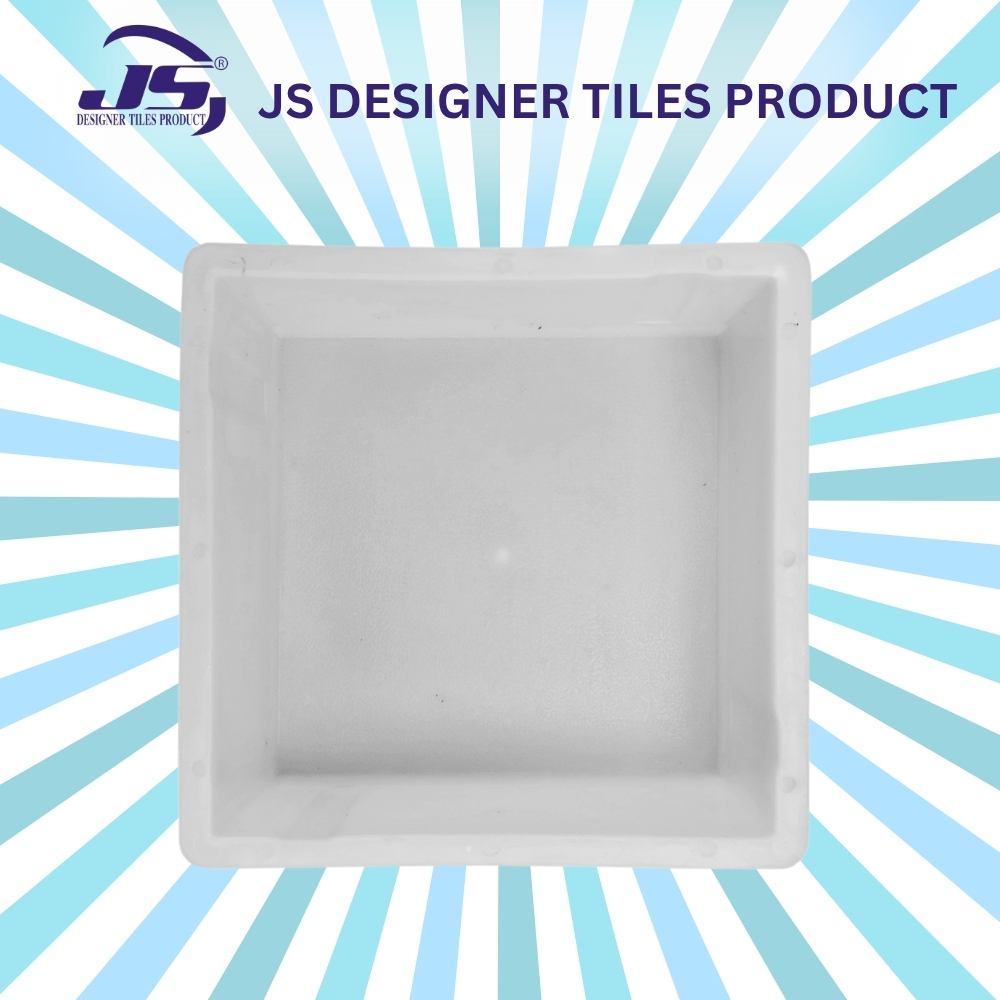 SQUARE PAVER MOULDS - Synthetic Silicone Plastic, Gray & Red Colors | Durable Mould Life of 1-2 Years, Ideal for Paver Block Making