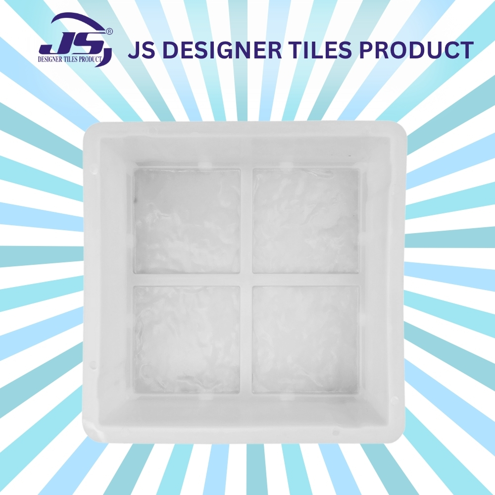 सिंथेटिक सिलिकॉन प्लास्टिक 8x8 4 डब्बी स्टोन मोल्ड