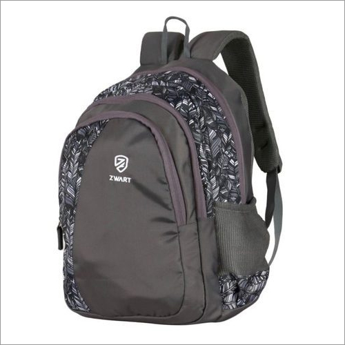 ब्लैक लीफ प्रिंट पेंसिल पाउच बैग का आकार: 30 लीटर