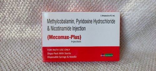 Mecobalamin, Nicotinamide And Folic Acid Injection Ingredients: Mecobalamin +Nicotinamide